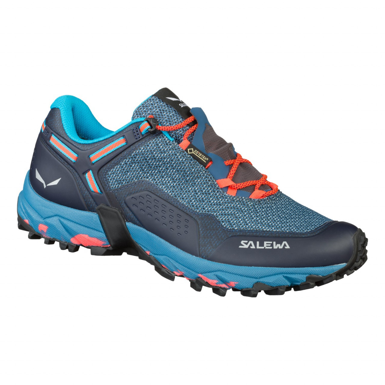 Salewa Women's Speed Beat GORE-TEX® Hiking Shoes Blue/Coral UTI-012456